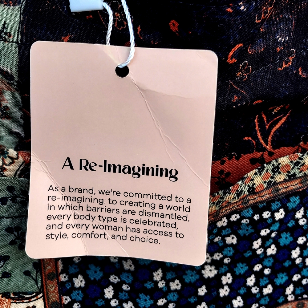 BloomChic Multicolor Patchwork Overall Jumpsuit N… - image 9